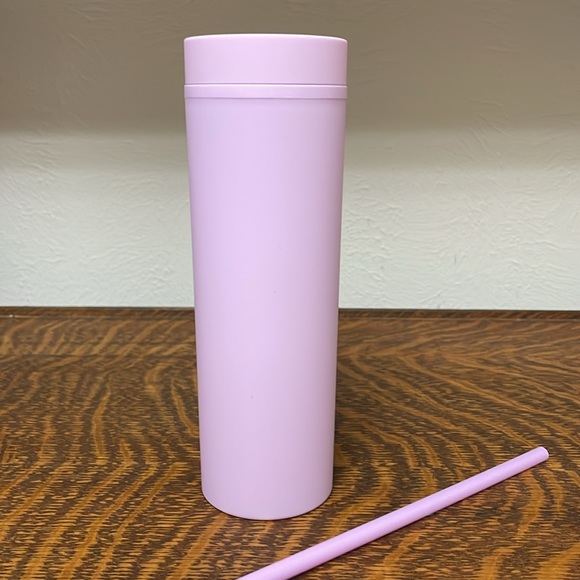 NP initials Monogram Jutte Carryall and Matte 16 oz. Tumbler Sprinkled With Pink - Picture 10 of 14